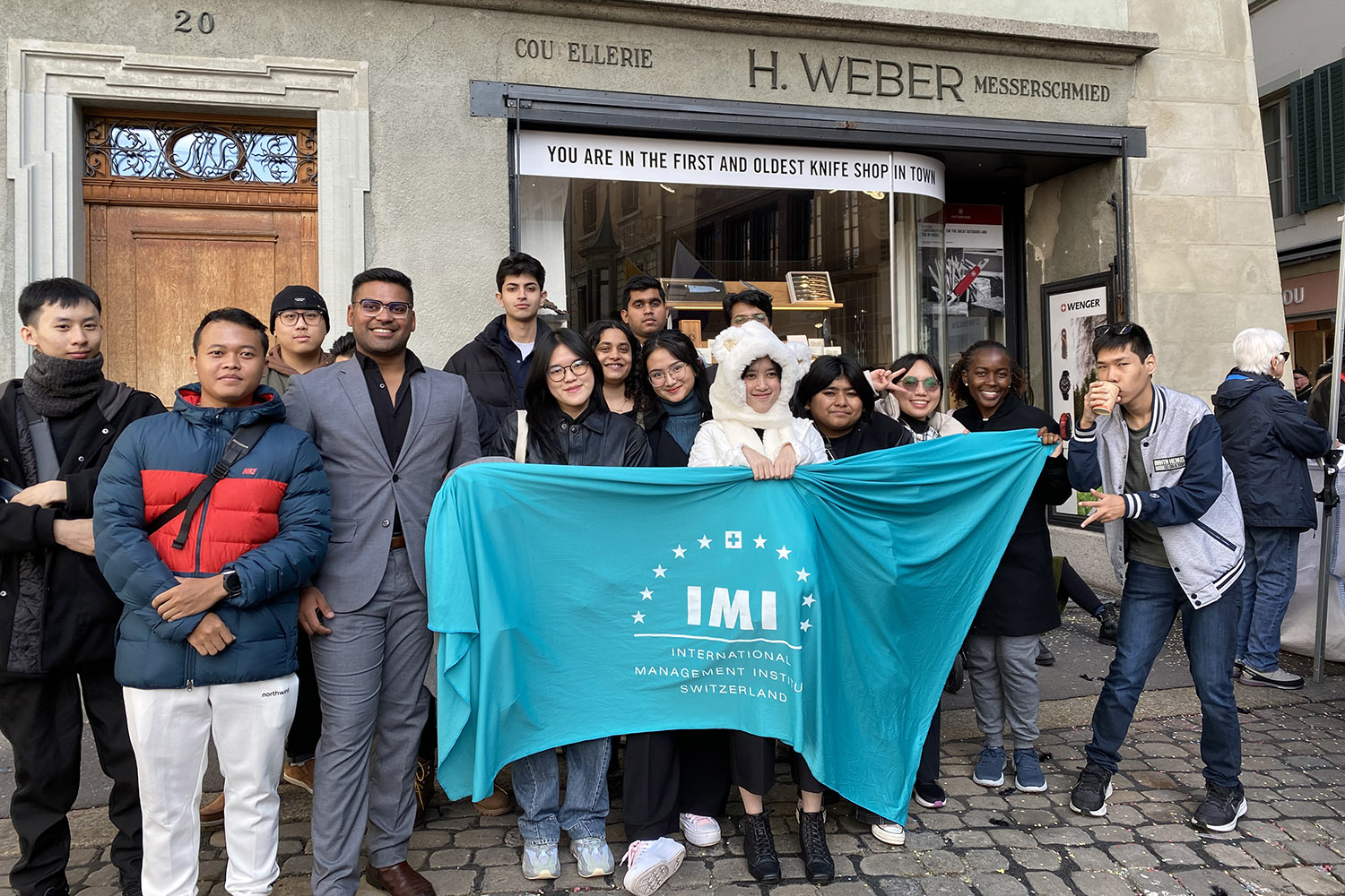 IMI Students at Fasnacht Carnival Luzern